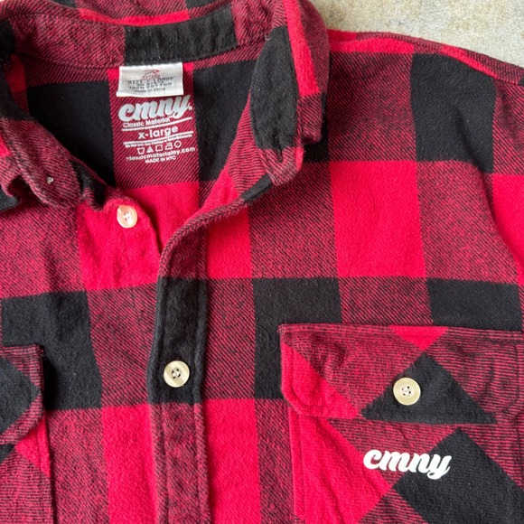 New York Native x CMNY Limited Edition Flannel XL Streetwear Collab, Rapper-Worn - Picture 5 of 7